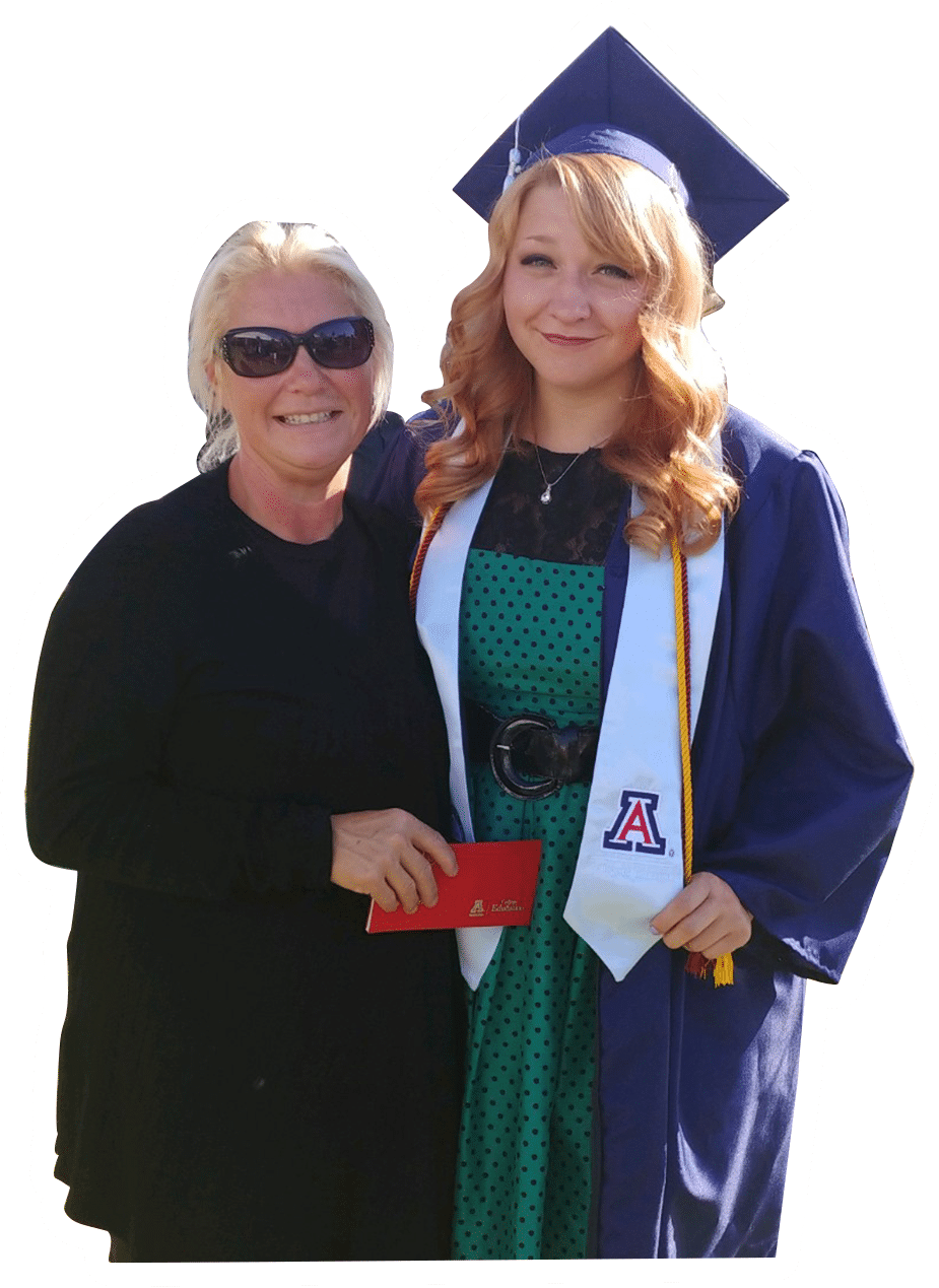 Claudia and her daugther Aria